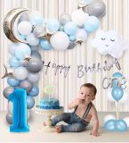 Set 1st Birthday Balloons for Baby Boys tnoe42