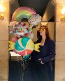 Bộ Bóng Bay Kẹo Ngọt Candy Helium Balloon HLA17