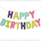 Bộ bóng chữ HPBD balloon set dck48