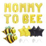 Bộ bong bóng chữ Mommy To Bee màu vàng tbgt27