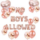 Bộ Bóng Tiệc Chia Tay Độc Thân Màu RoseGold - Bachelorette Party Rosegold Balloon Set CTDT08
