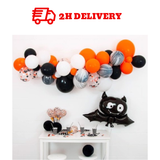 Combo balloon decorate Halloween black orange color bbhe18
