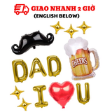 Bộ bong bóng trang trí ngày của cha Fathers Day mfd32
