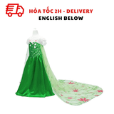 Bộ Trang Phục Hóa Trang Frozen Fever Của Anna Elsa Cho Bé Gái - Anna Elsa Frozen Fever Girl's Birthday Dress Costume TPHT14