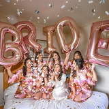 Bộ Bóng Chữ 'Bride' Cho Tiệc Chia Tay Độc Thân Nhiều Lựa Chọn - Bachelorette Party 'Bride' Foil Letter Balloon Combo Multiple Options CTDT06