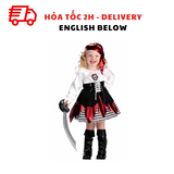 Bộ Trang Phục Hóa Trang Cướp Biển Cho Bé Gái Nhiều Kích Cỡ - Girls Toddler Pirate Costume Multiple Sizes TPHT22