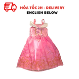 Bộ Trang Phục Hóa Trang Công Chúa Aurora Ngủ Trong Rừng - Disney Princess Aurora Dress Costume, Girls Pink Princess Costume TPHT63
