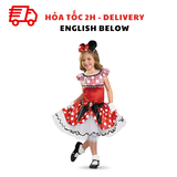 Bộ Trang Phục Hóa Trang Chuột Minnie Nhiều Kích Cỡ Cho Bé Gái - Classic Minnie Mouse Girl's Cosplay Costume Multiple Sizes TPHT60