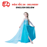 Bộ Trang Phục Hóa Trang Nữ Hoàng Băng Giá Elsa Cho Bé Gái - Elsa Princess Costumes, Snow Queen Fancy Party Dress For Cosplay TPHT61