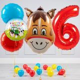 Bộ Bóng Bay HPBD Hươu Cao Cổ Cho Bé - HPBD Giraffe Helium Balloon Combo HLK18