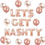 Bộ Bóng Tiệc Chia Tay Độc Thân 'Let's Get Nashty' -  Bachelorette Party 'Let's Get Nashty' Balloon Set CTDT10
