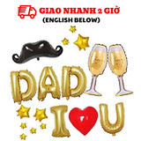 Bộ bóng trang trí ngày Fathers Day balloon set mfd33
