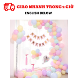 Set bóng sinh nhật bé gái BBG05