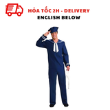 Bộ Trang Phục Hóa Trang Thủy Thủ Màu Xanh Navy Cho Nam - Navy Blue Sailor Fancy Cosplay Costume For Men TPHT56