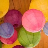 Round paper lantern 35cm