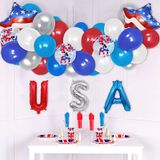 Bộ bóng trang trí ngày Quốc Khánh Mỹ - Combo 4 of July qkm13