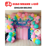 Bộ bong bóng trang trí Baby Shark Birthday Set tcl25