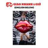 Bóng Hình Môi 3D Trang Trí Valentine, Tiệc Tùng - 3D Lip Foil Balloons for Valentine's Day Decorations VLT26