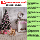 Bộ cây thông Noel và phụ kiện trang trí cây thông ctne27