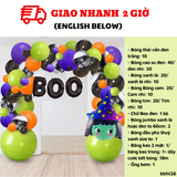 Bộ bóng trang trí Halloween nhiều màu bbhl26