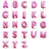 Bóng chữ hồng tim balloon letter 40cm bso44