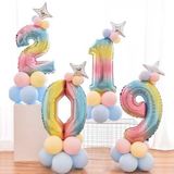 Combo Number Balloons 70cm bse29