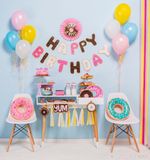 Bộ Bóng Sinh Nhật Donut - Donut Birthday Balloon Set TCD18