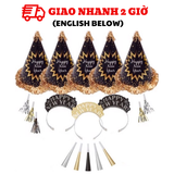Bộ 10 nón tiệc Happy New Year Party Kit ptk11