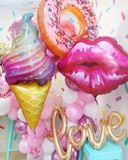 Bộ bóng bay kẹo ngọt helium balloon set tcd36