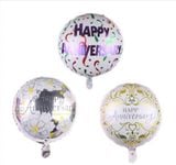 Bóng tròn happy aniversary balloon dcnl 37