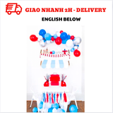 Bộ bóng trang trí Quốc Khánh Mỹ - 4 of July combo qkm17