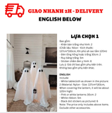 Bộ Ma Trắng Trang Trí Tiệc Halloween White Ghost Combo For Halloween Decoration BBHL112