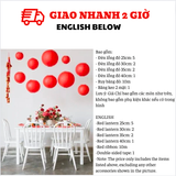 Combo Đèn Lồng Đỏ Trang Trí PKTET65