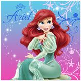 Ariel Little Mermaid paper napkins