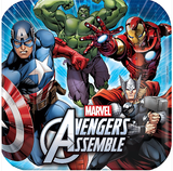 Avengers paper plates small 18cm 8/pack