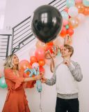 Bộ bong bóng trang trí tiệc dự đoán giới tính nhiều màu tbgt35