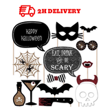 Set accessories for photo Halloween black color bbhe05