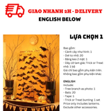 Bộ Cành Cây Khô Và Dơi Trang Trí Halloween - Set Of Tree Branch And Bats For Halloween BBHL132