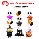 Bộ Bóng Trang Trí Halloween Balloon Combo BBHL138
