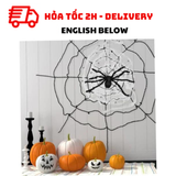 Nhện Và Mạng Nhện Trang Trí Halloween Spiderweb And Spider Decor BBHL143