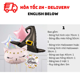 Bộ Bóng Trang Trí Halloween Balloon Combo BBHL63