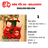 Tất Vải Giáng Sinh Christmas Sock BBNE68