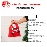 Túi Vải Giáng Sinh Christmas Bag BBNE69