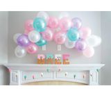Set line bóng cho bé gái - Balloon garland for girl GLK 04