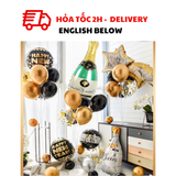 Bộ Bóng Trang Trí Happy New Year Set CBHP84