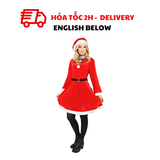 Bộ Trang Phục Ông Già Noel Cho Nữ - Women's Mrs Santa Claus Dress BBNE90