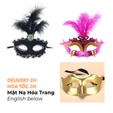 Mặt Nạ Hoá Trang Lông Vũ Nhiều Mẫu - Feather Masquerade Masks CBHP100