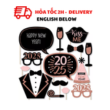 Bộ phụ kiện chụp hình Happy New Year ptk24