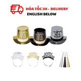 20 Bộ Nón Tiệc Mừng Tiệc Năm Mới - 20 Happy New Year Party Kit PTK17