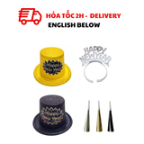 Bộ Nón Tiệc Happy New Year Cho 3 Người PTK06
